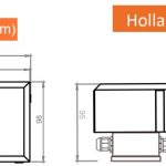 Led zámková dlažba Holland rozmery