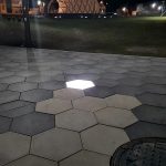 Svietiaca LED dlažba Hexagon 1