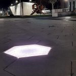 Svietiaca LED dlažba Hexagon 3