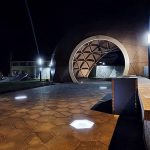 Svietiaca LED dlažba Hexagon 4