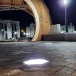 Svietiaca LED dlažba Hexagon 6