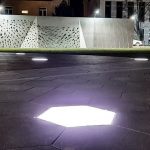 Svietiaca LED dlažba Hexagon 8